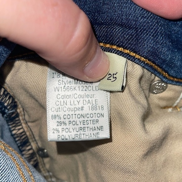 Rag & Bone High Rise Ankle Skinny Jeans Size 25 | Blue Denim Stretch - Picture 10 of 10